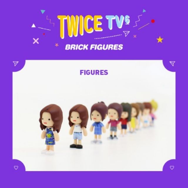 全新現貨 TWICE 【TV6 BRICK FIGURES】子瑜 momo sana 娜璉 公仔 玩偶 樂高積木組