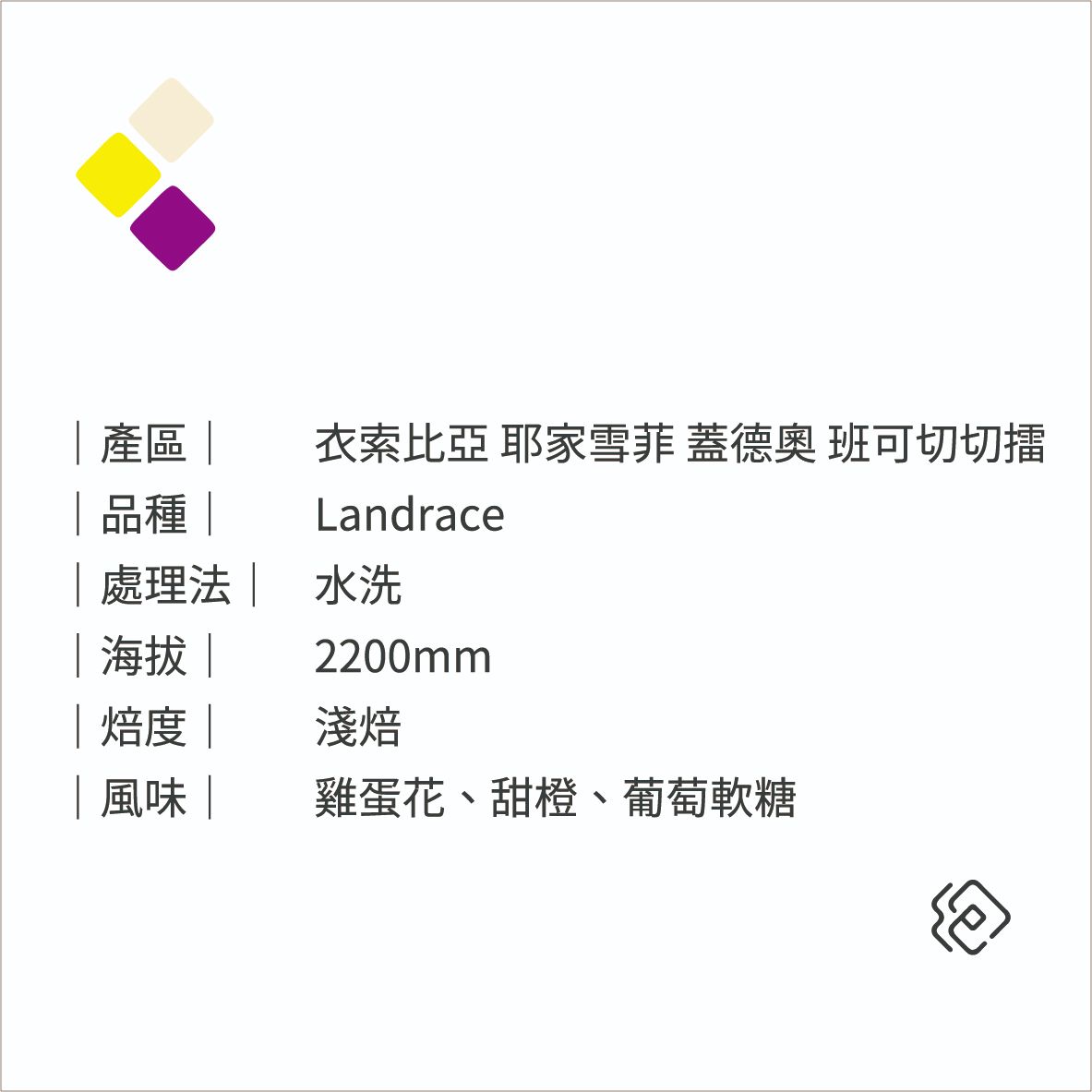 衣索比亞 蓋德奧 耶加雪菲 潔蒂普鎮 班可切切擂村｜ 水洗