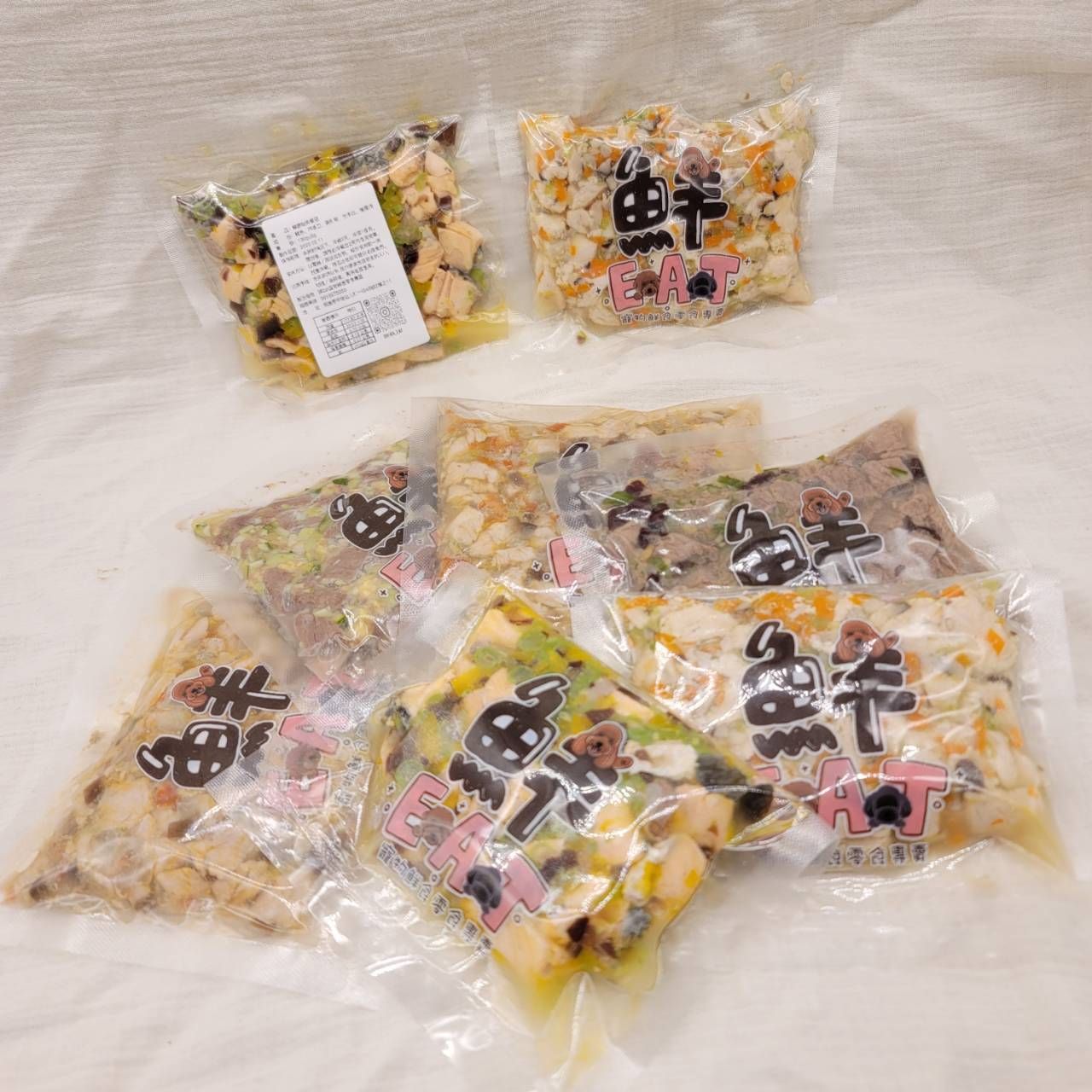 毛孩限定~鮮食餐包（120g±5g），最低訂購數量（需同口味），下單數量請按2包。
