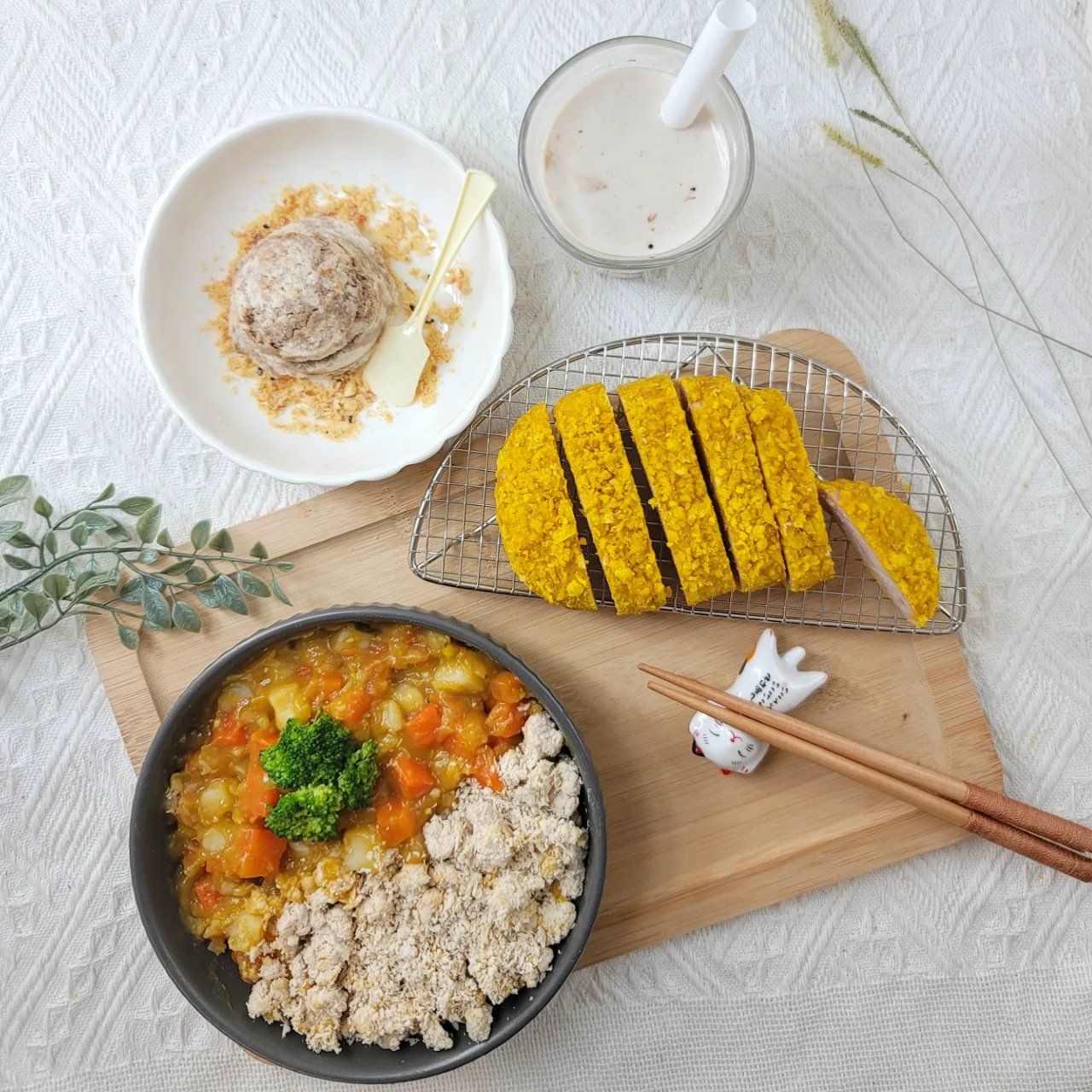 毛孩限定 ~ 咖哩豬排飯，基本要+2 才出貨喔!