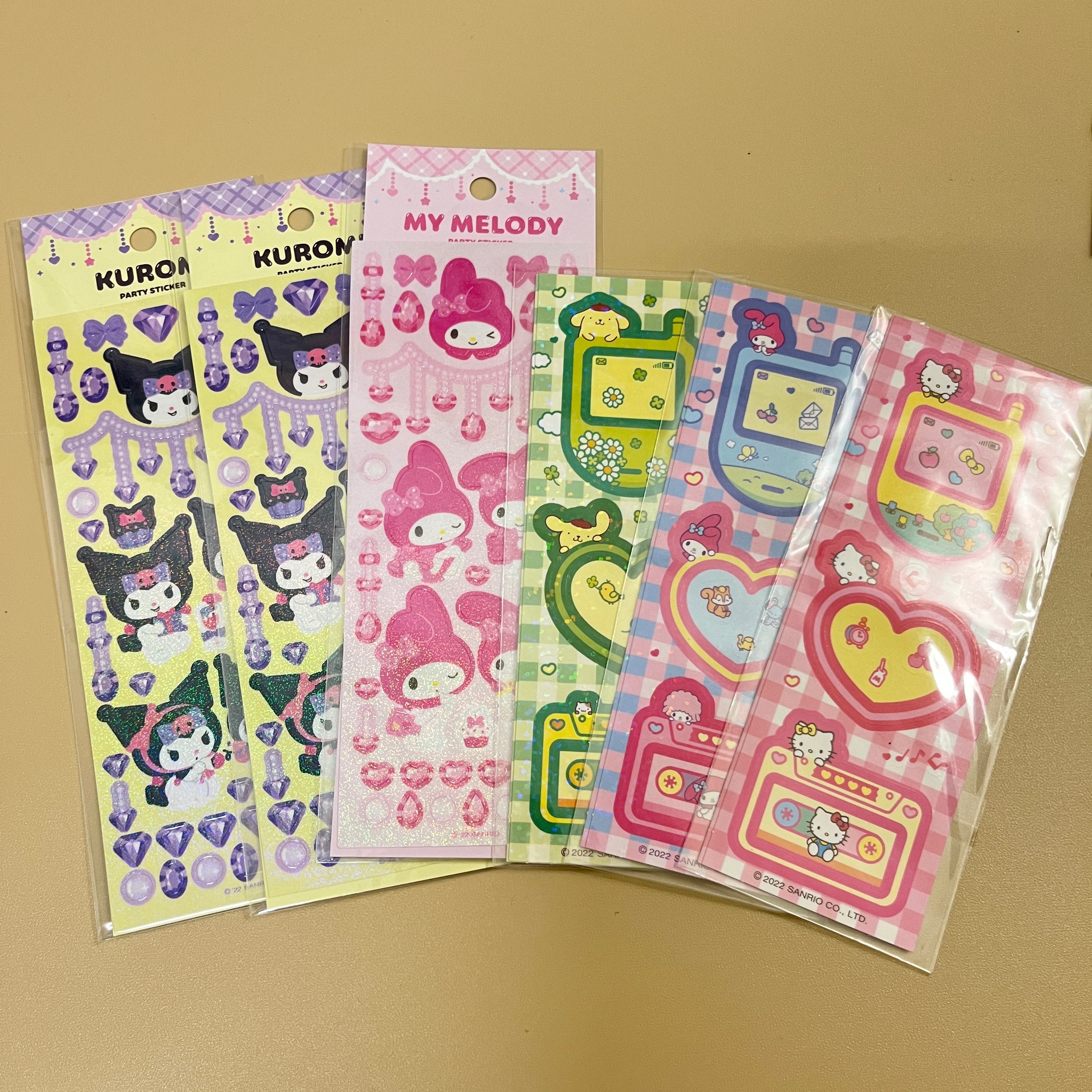 韓國10x10三麗鷗貼紙（不拆售）