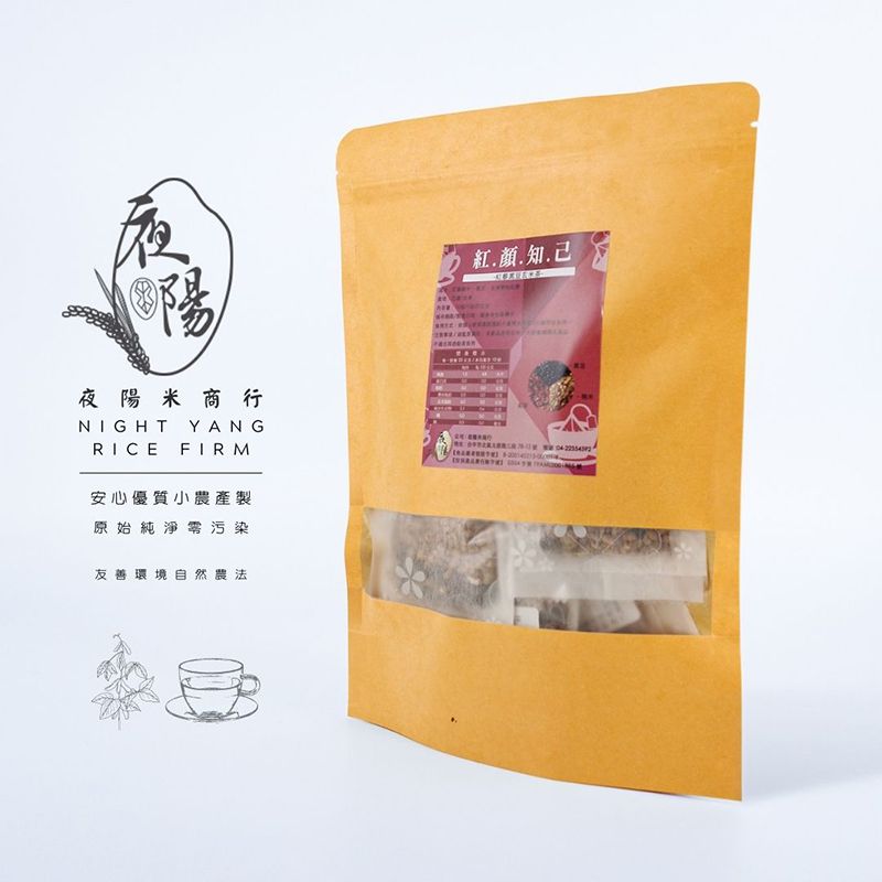 【夜陽米商行】紅藜黑豆玄米茶200公克