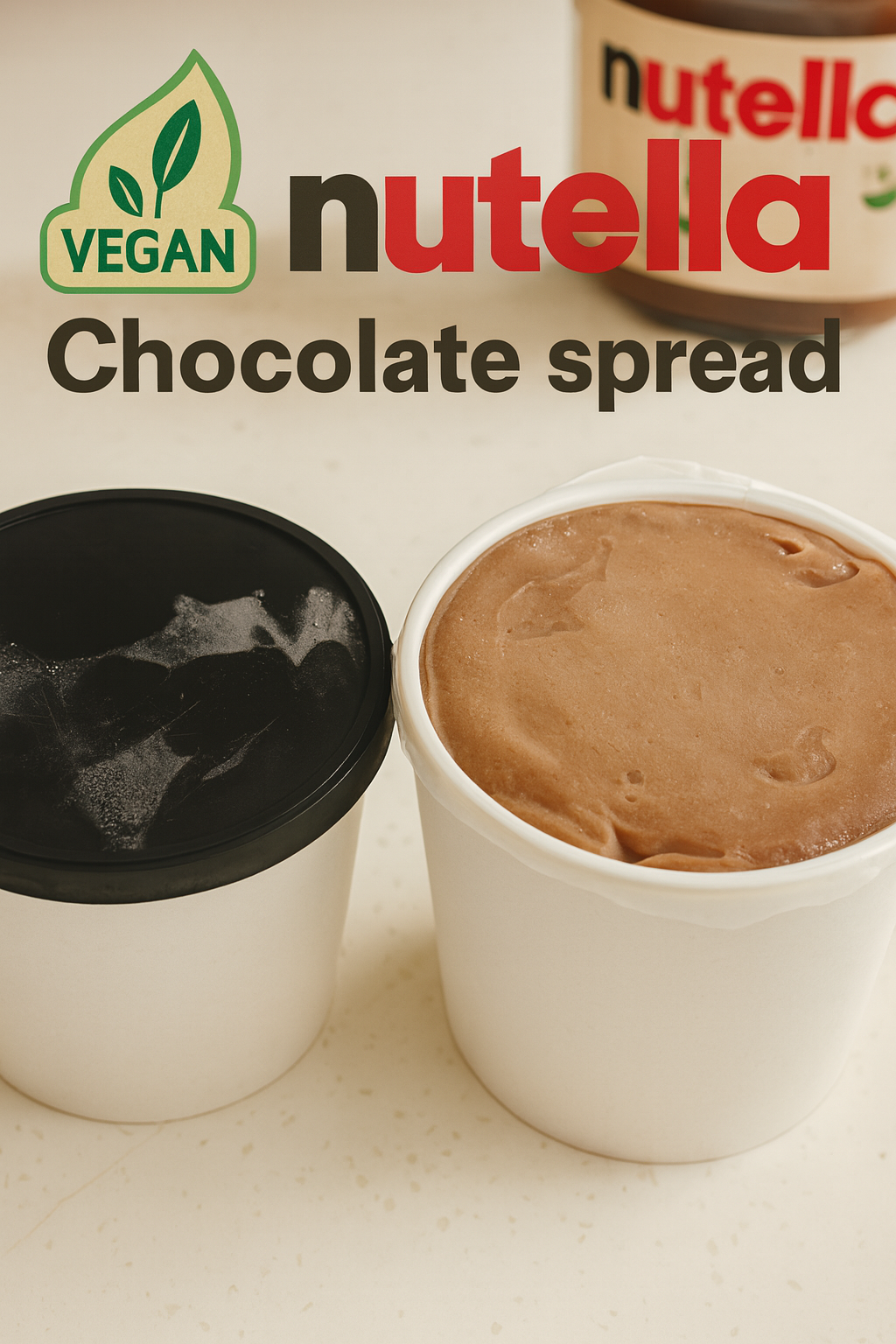 cha cha ice cream 聯名，只有9個Nutella冰淇淋  16oz 400g
