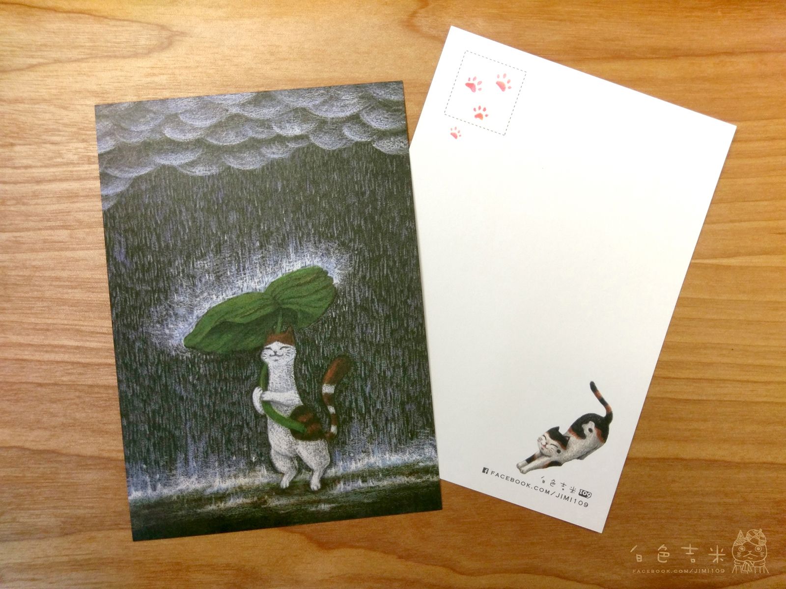 雨貓 明信片