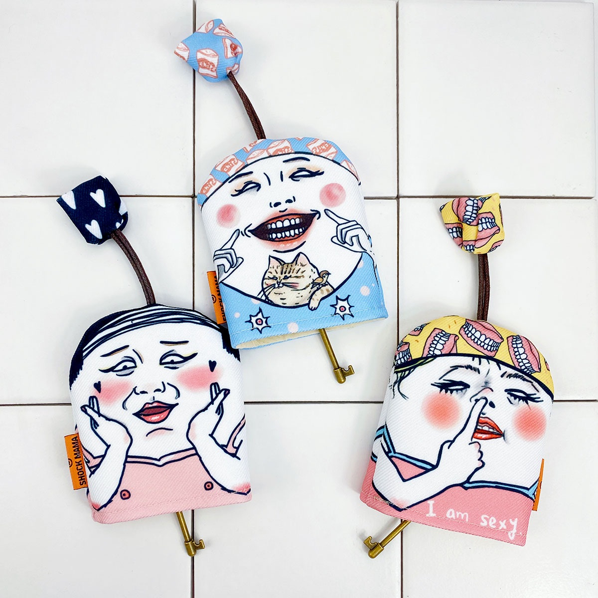防潑水 鑰匙包 8款
