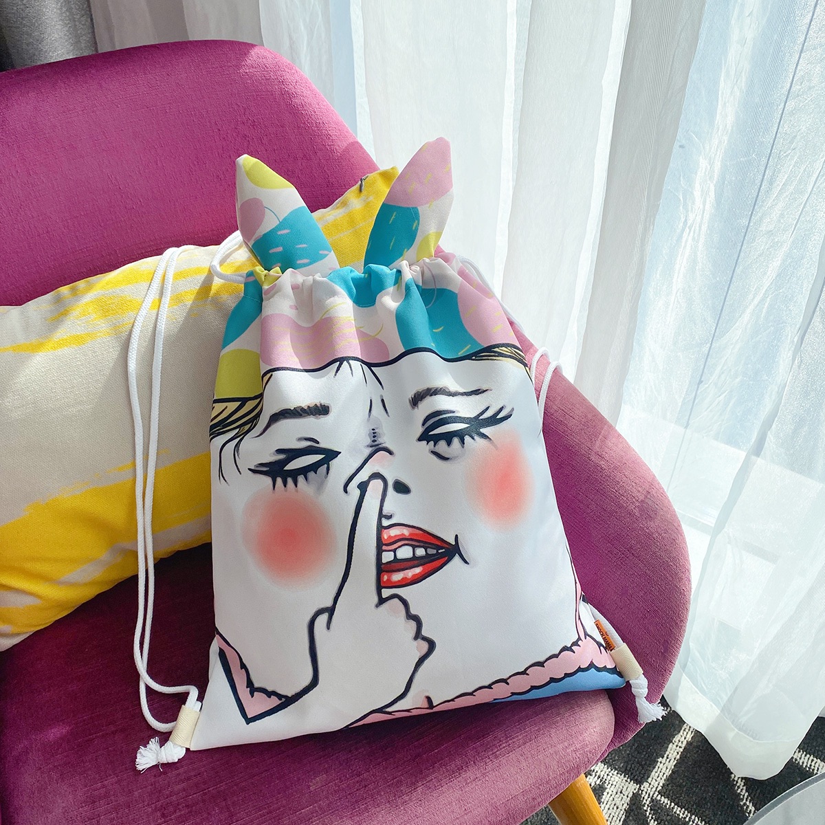 5折/超新展示品出清/蛋定束口後背包 2款