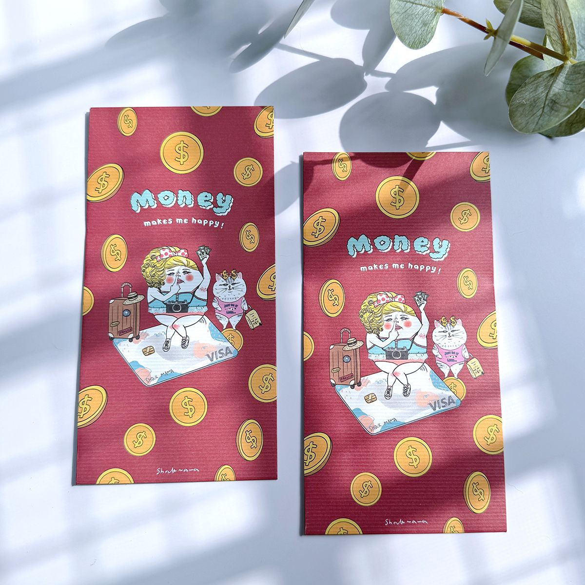 全彩圓口紅包袋/ 禮金袋  3款