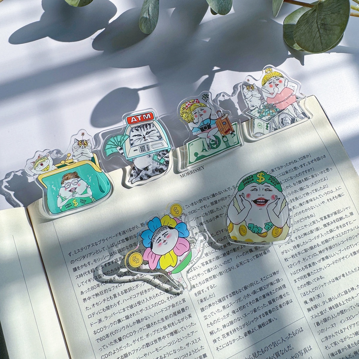 錢錢都給我 壓克力夾子 6款