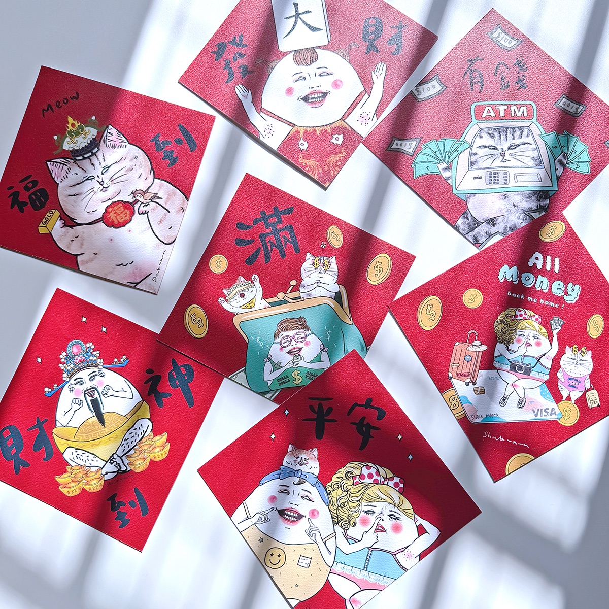 蛋定人生春聯 （7款） 厚磅