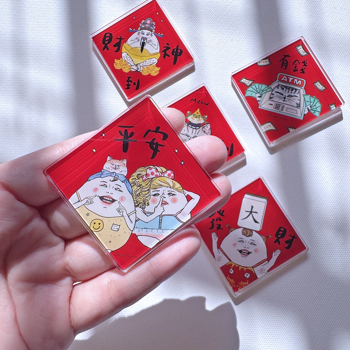 蛋定人生 春聯造型磁鐵 （5款）