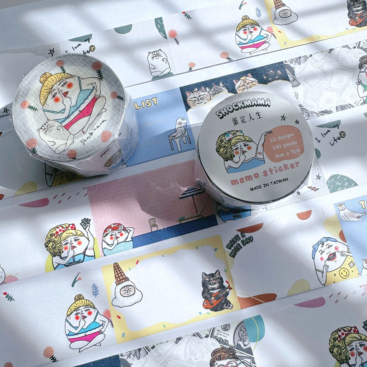 蛋定人生 便利貼卷 memo sticker