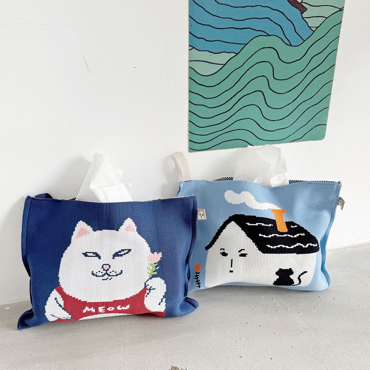 /文博新品/  針織面紙套 2款