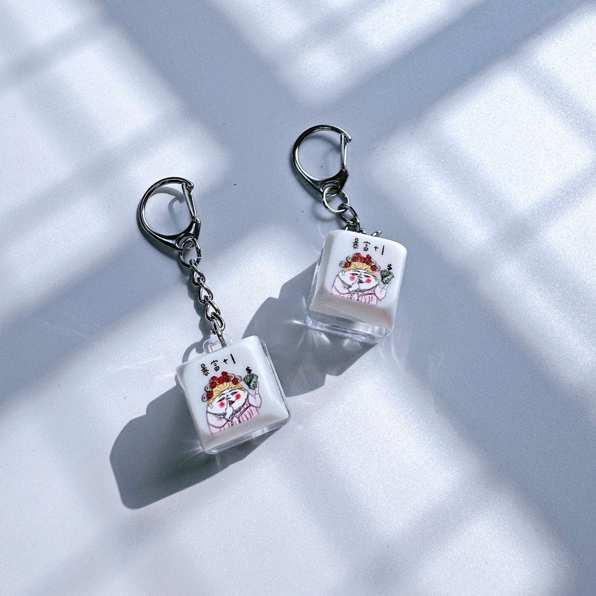 暴富+1 蛋定療癒按鍵小吊飾 （7彩）