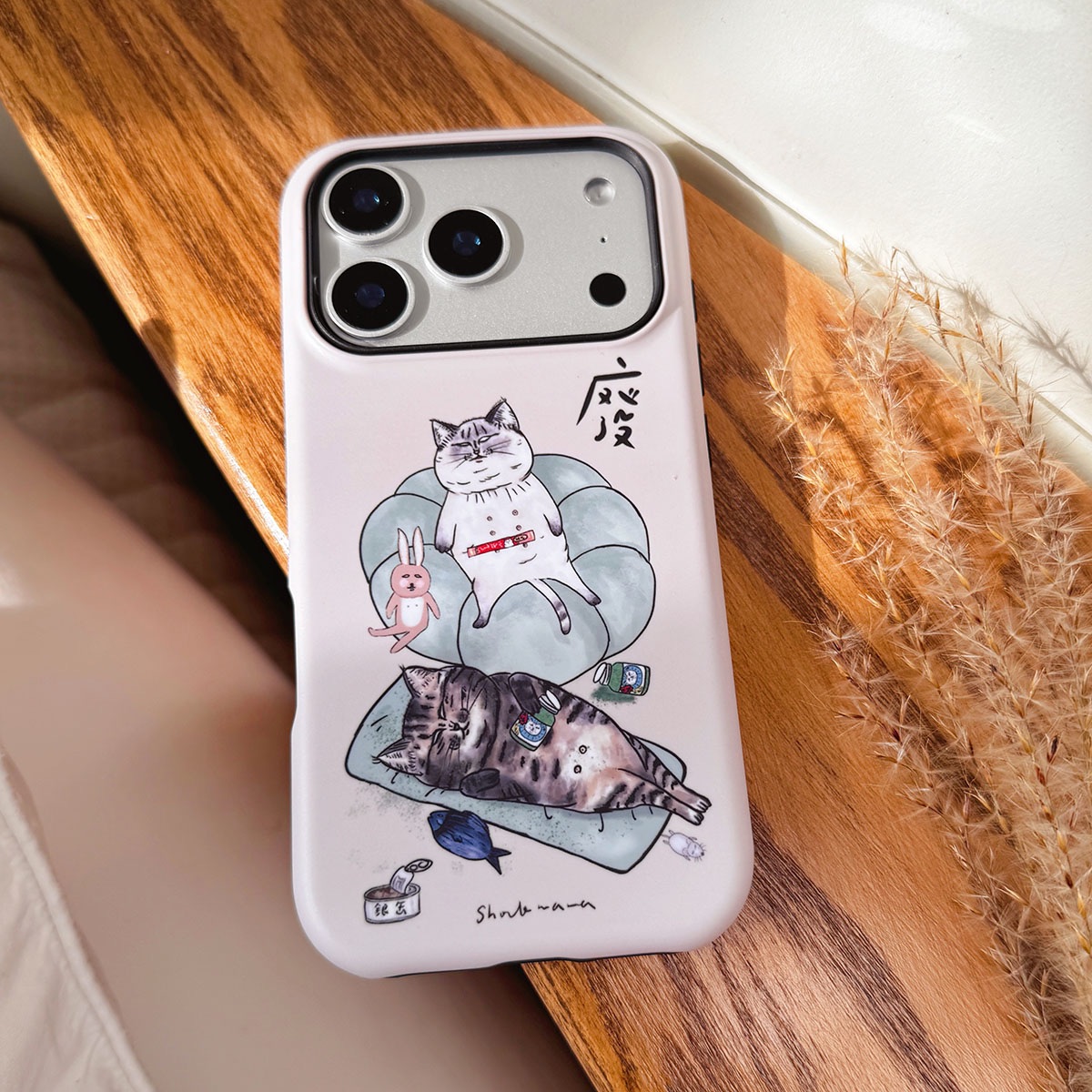 【Magsafe 雙層手機殻】廢貓人生 - iPhone 15-17 磁吸手機殼