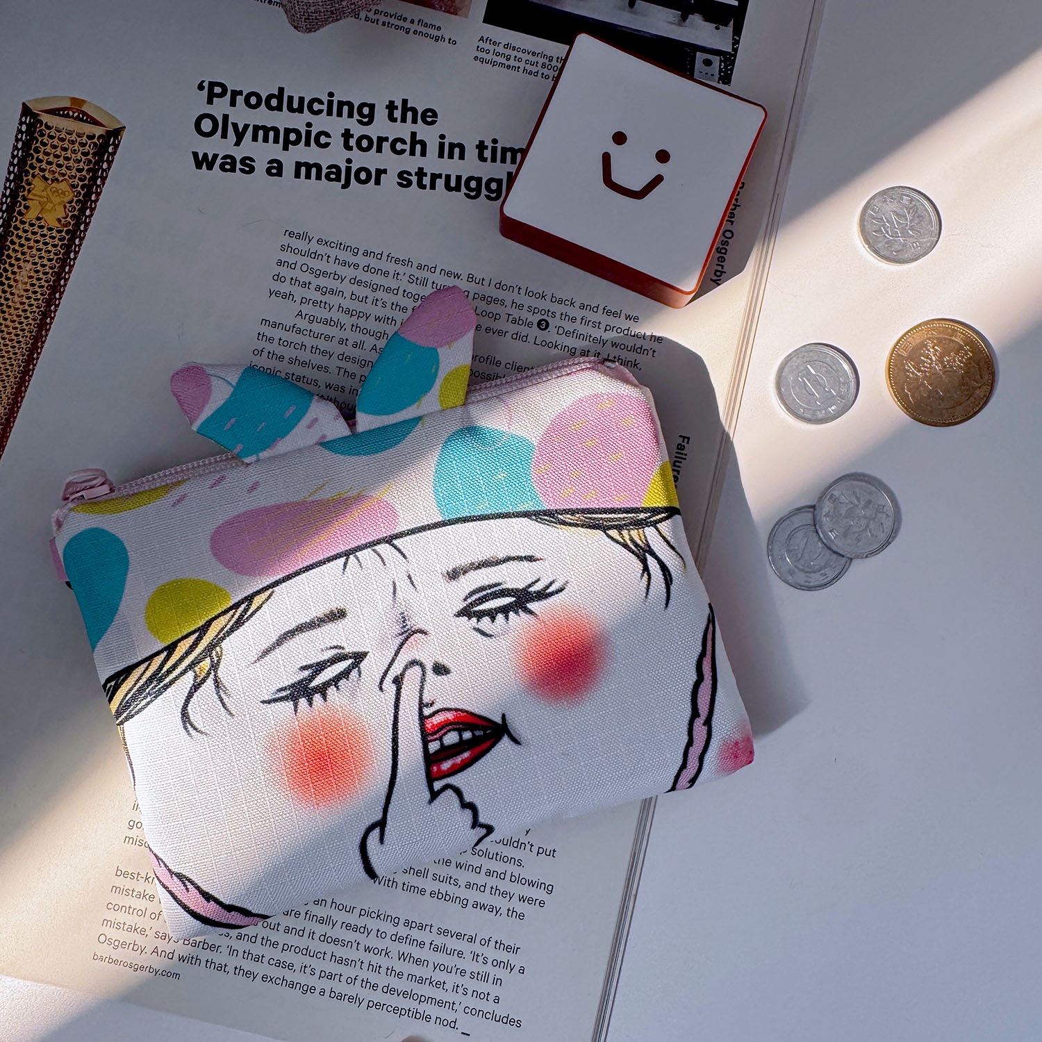 NEW 豬鼻女 卡套零錢包