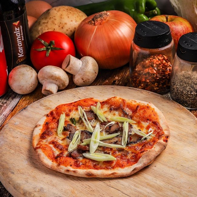 Pooz冷凍披薩香蒜珍豬