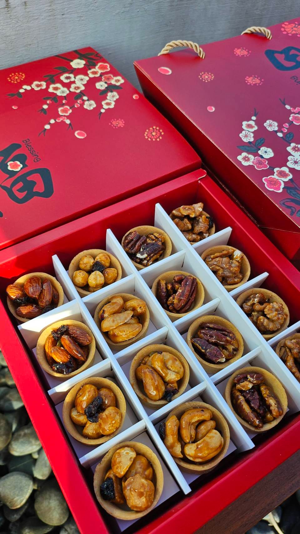 喜馬拉雅粉紅鹽迷你堅果塔