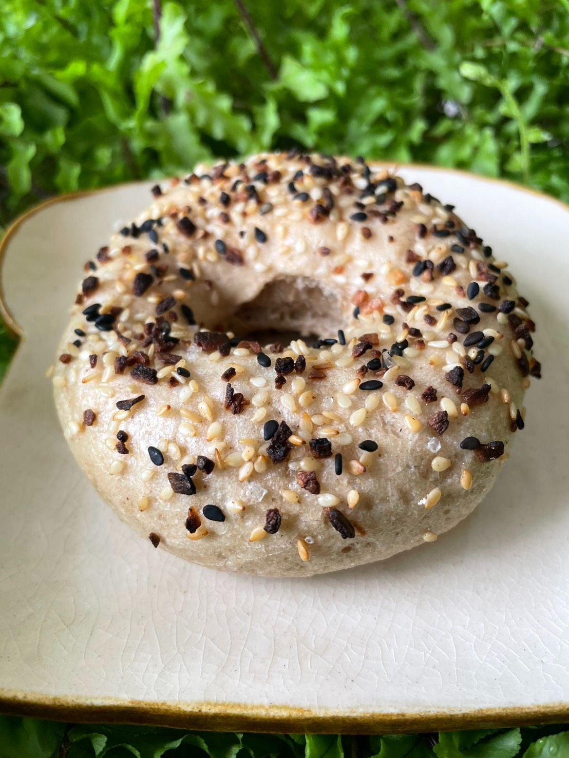 無麩米貝果/兩顆一袋 （無蛋奶/包體本身無油/無黃豆）