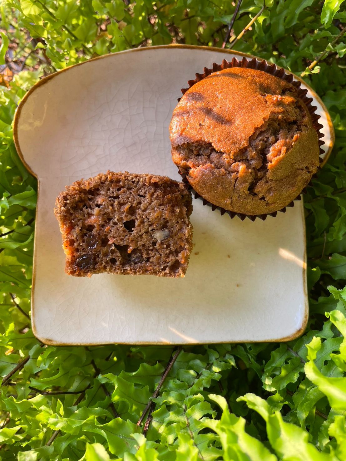 無麩秋冬限定紅蘿蔔香料杯糕/兩入一袋  （無奶/無黃豆）（內含胡桃/葡萄乾）