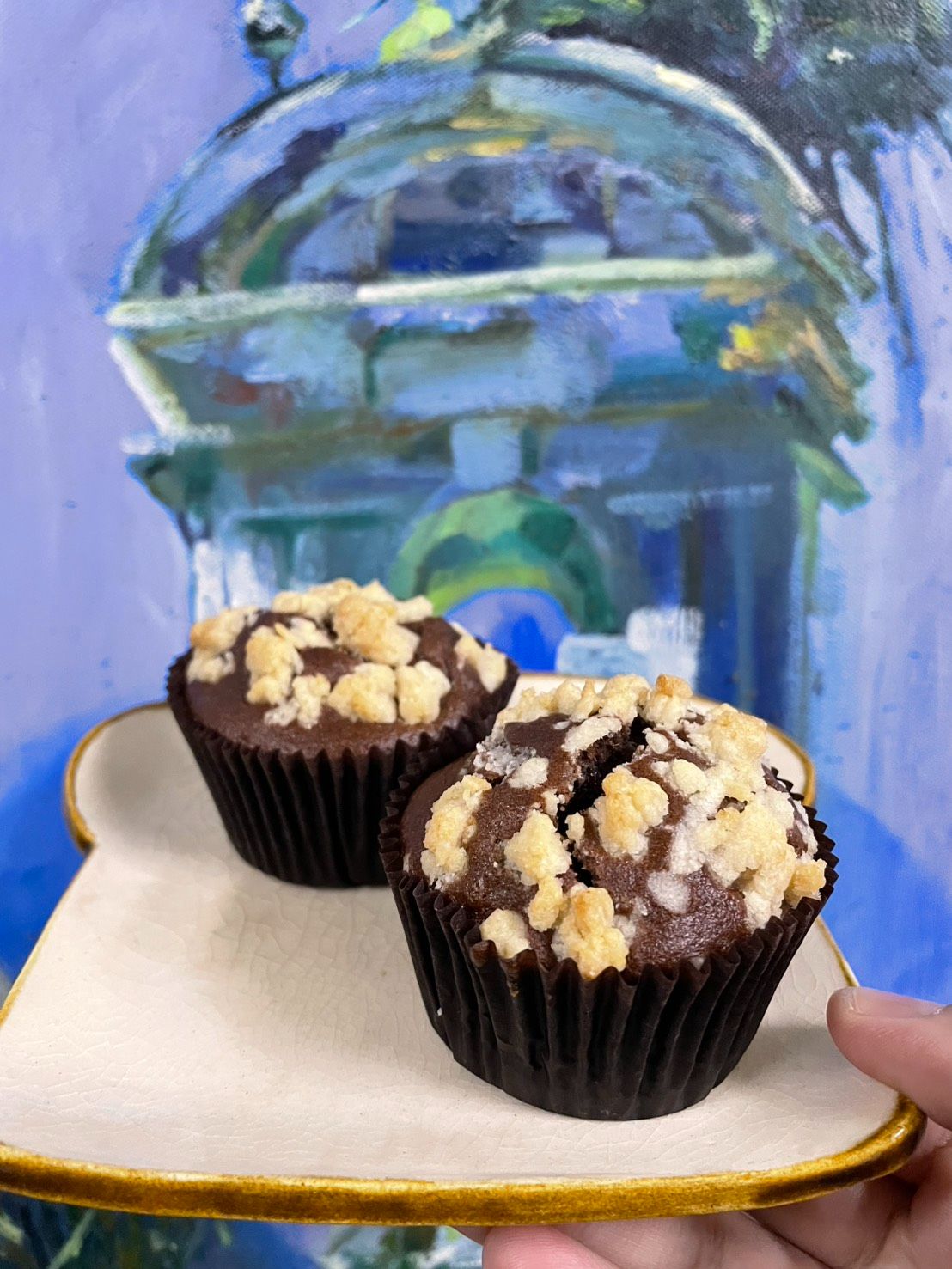 無麩純素杯糕。