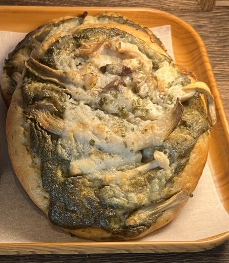 無麩青醬菇菇乳酪派對佛卡夏/3顆一袋 （無蛋奶/五辛素）