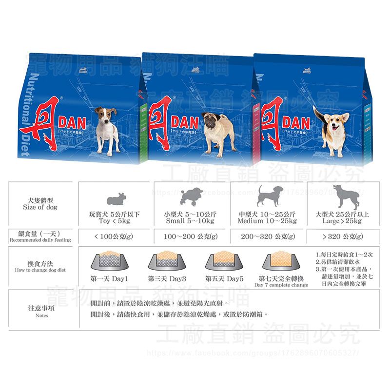 丹DAN狗狗營養膳食系列飼料