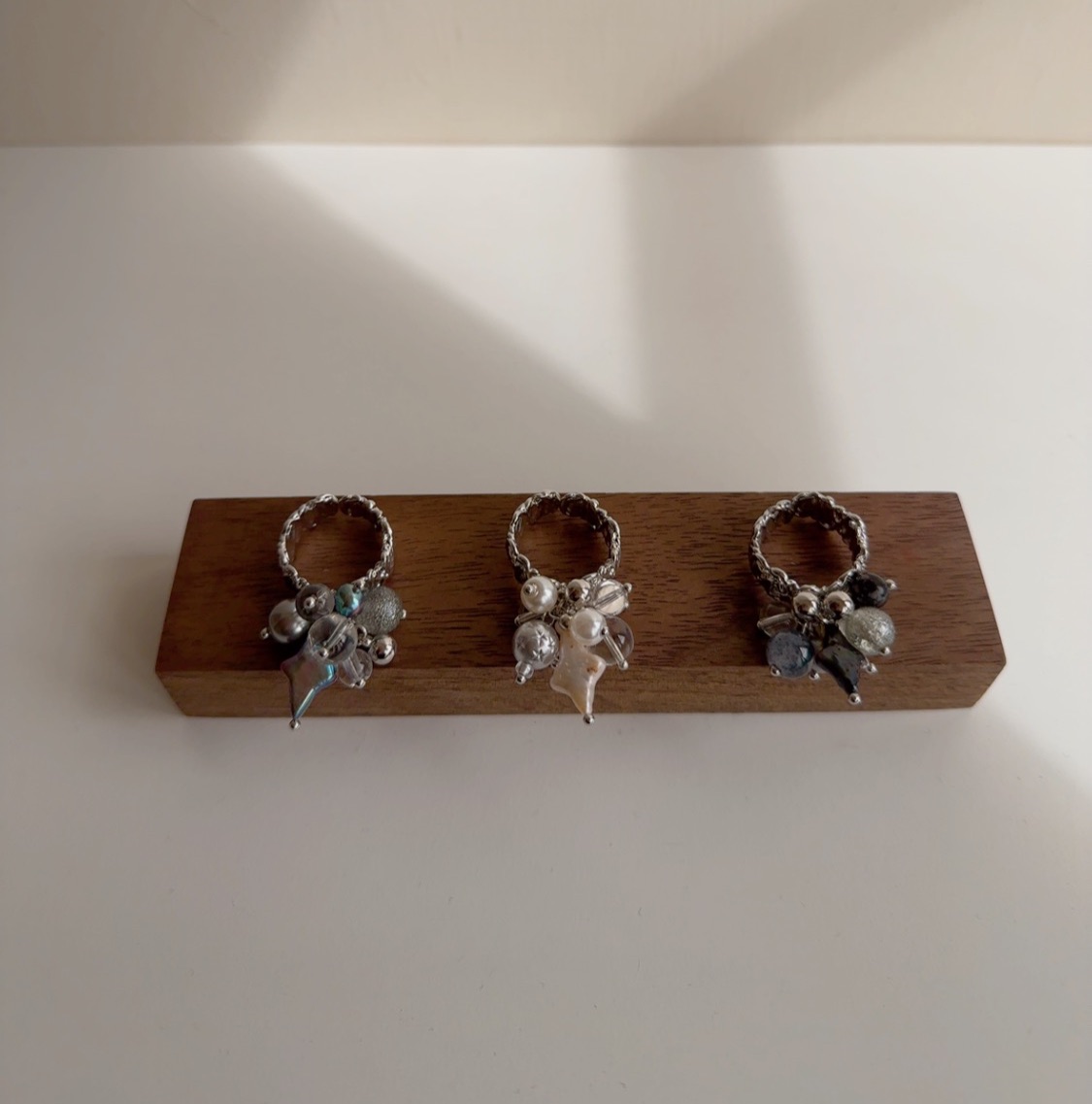 預售2月寄出 星塵串珠戒指 細節不會一模一樣