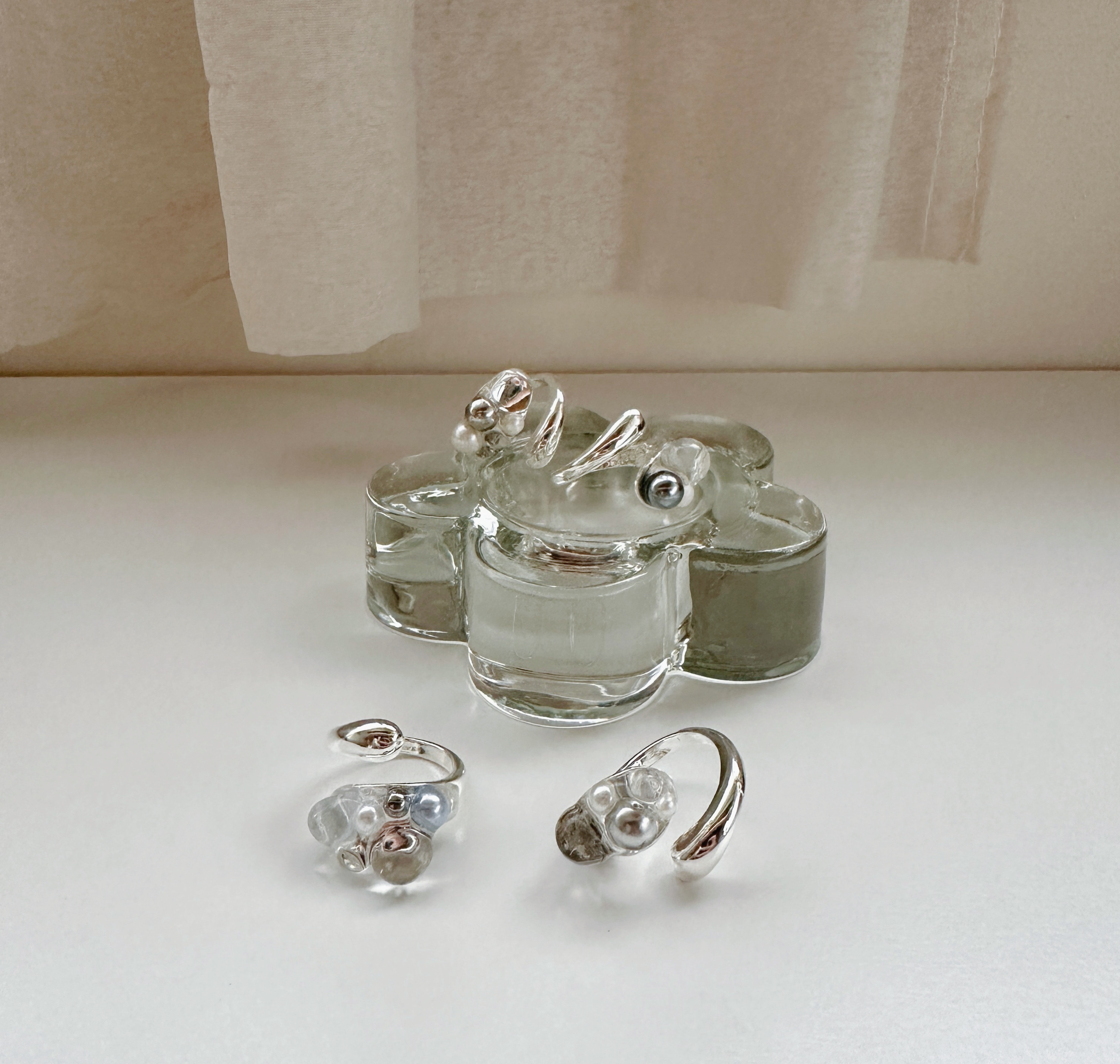 純銀泡泡扭扭戒 預購優惠中！-04/04