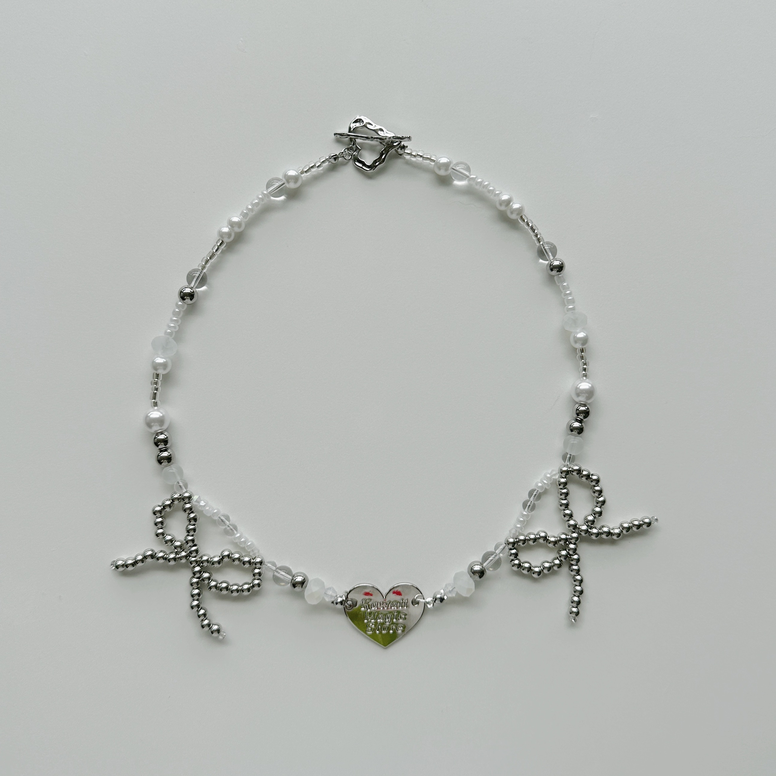 預售10工作日 可愛魔法雙蝴蝶結項鏈