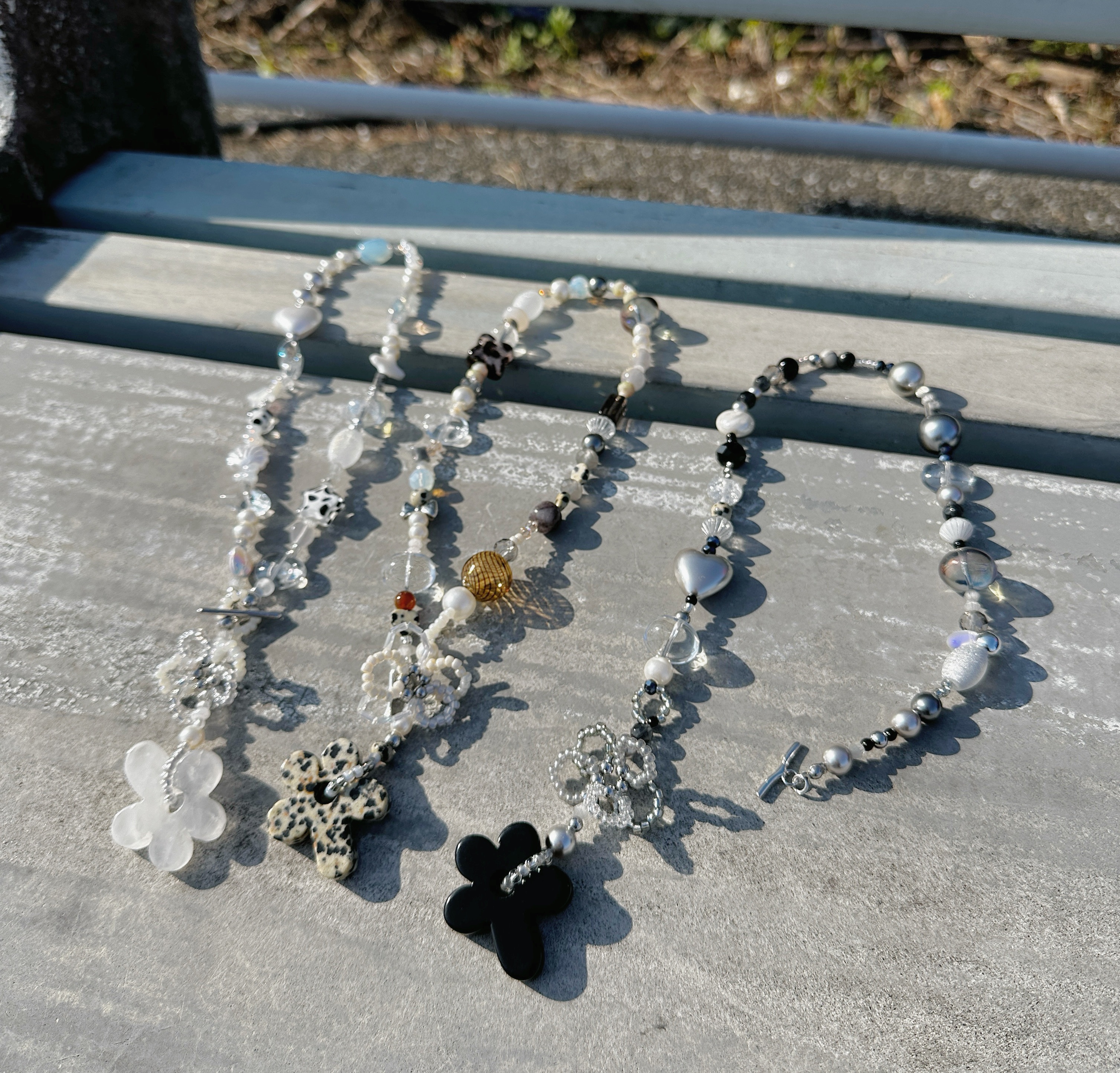 預購 虛實之花 前扣垂墜項鍊 扣掉墜子鏈長約39公分