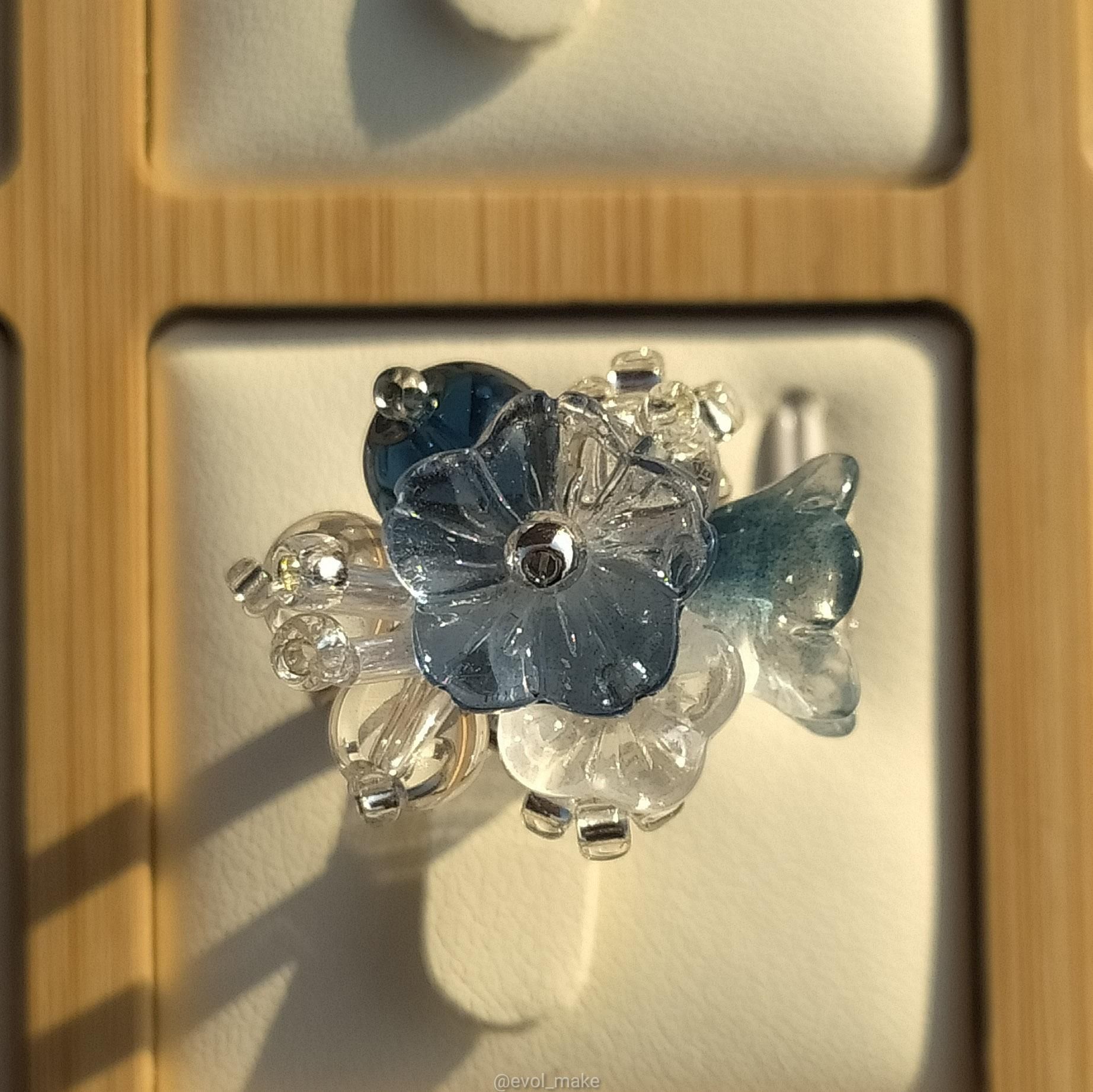 迷你指間花園💙🖤墨藍/銀藍系列