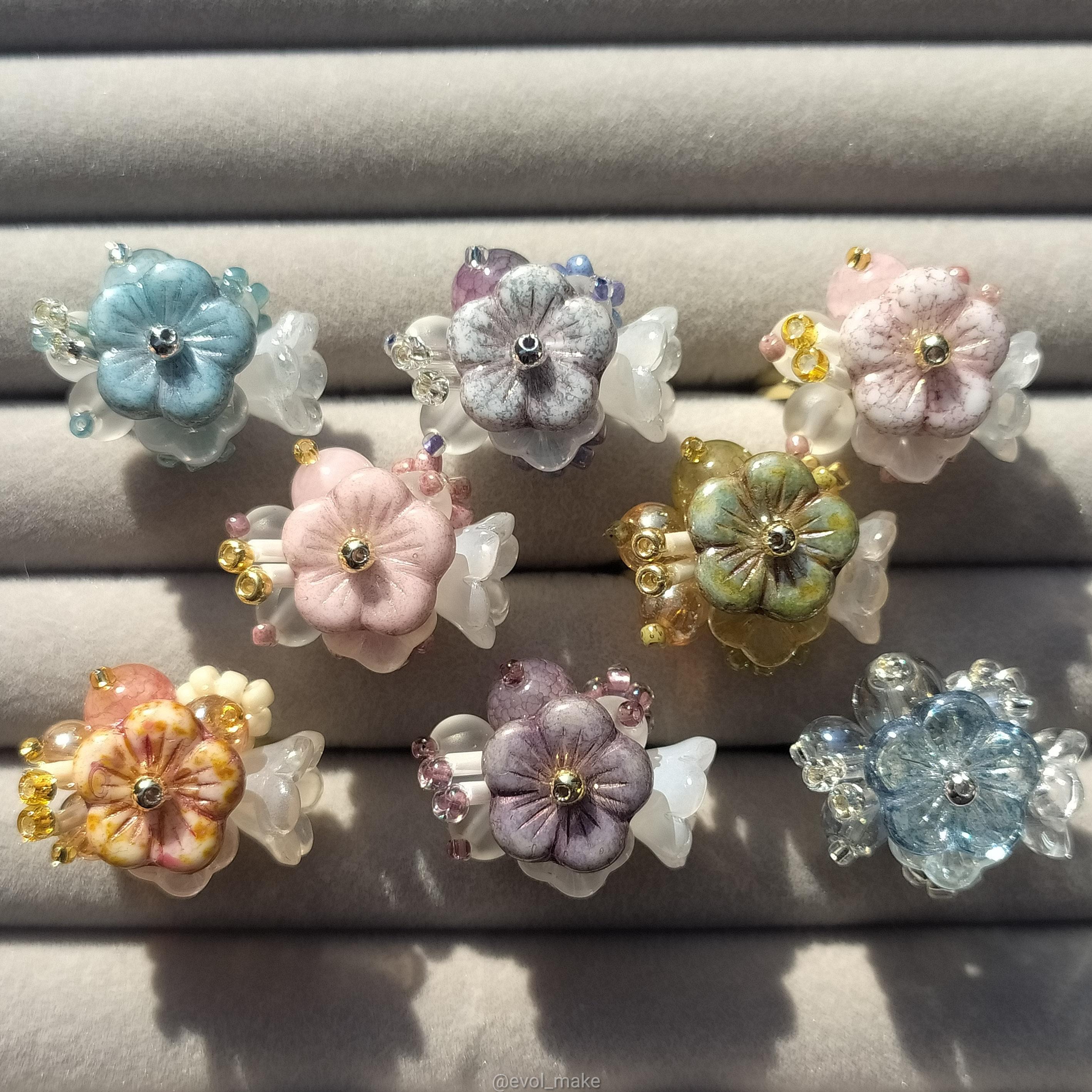 迷你指間花園 捷克花珠系列