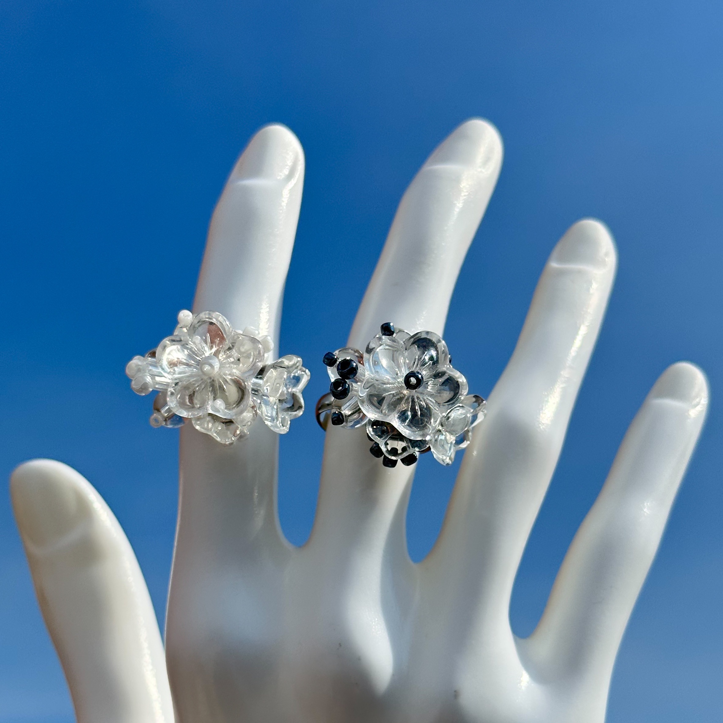 迷你指間花園 黑/白