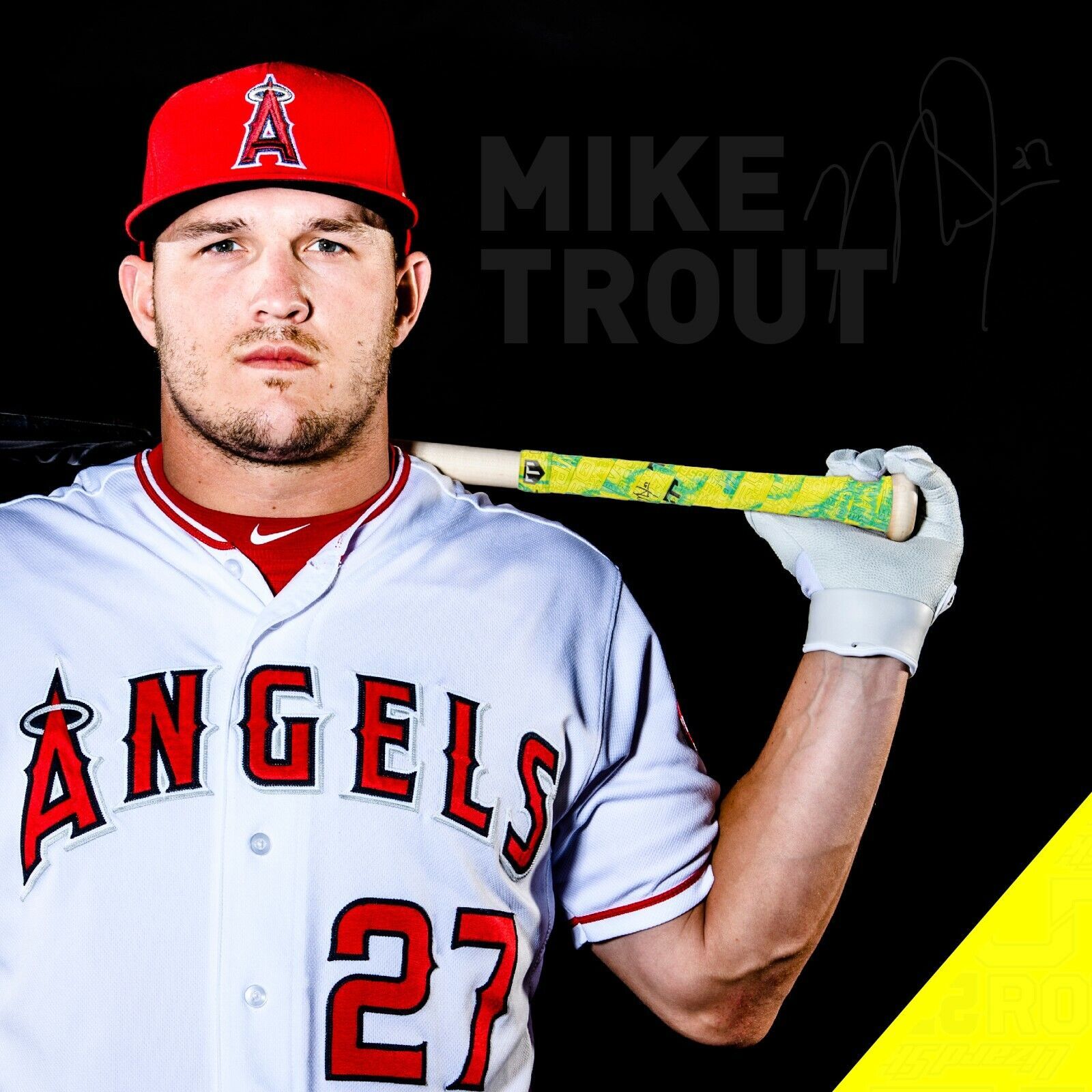 蜥蜴皮MLB球員款棒Mike Trout款0.5mm