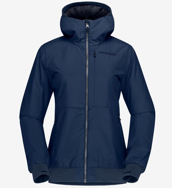 Norrona roldal insulated hood Jacket 老人頭 化纖 中層外套 女款