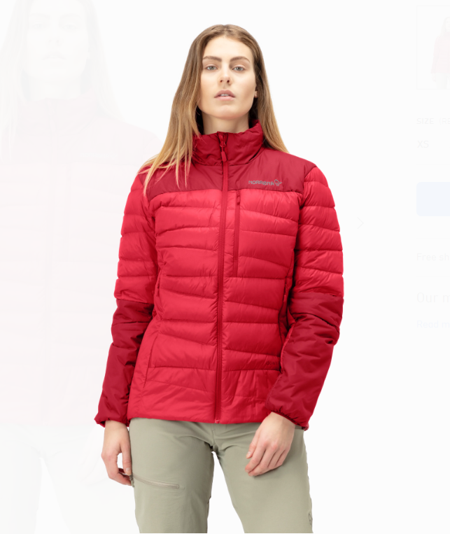 Norrona falketind  down750 Jacket 老人頭 女款 羽絨750fp 外套