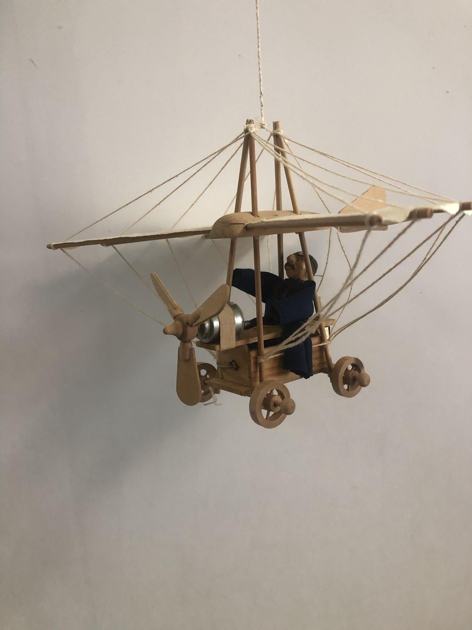 木製飛機吊飾