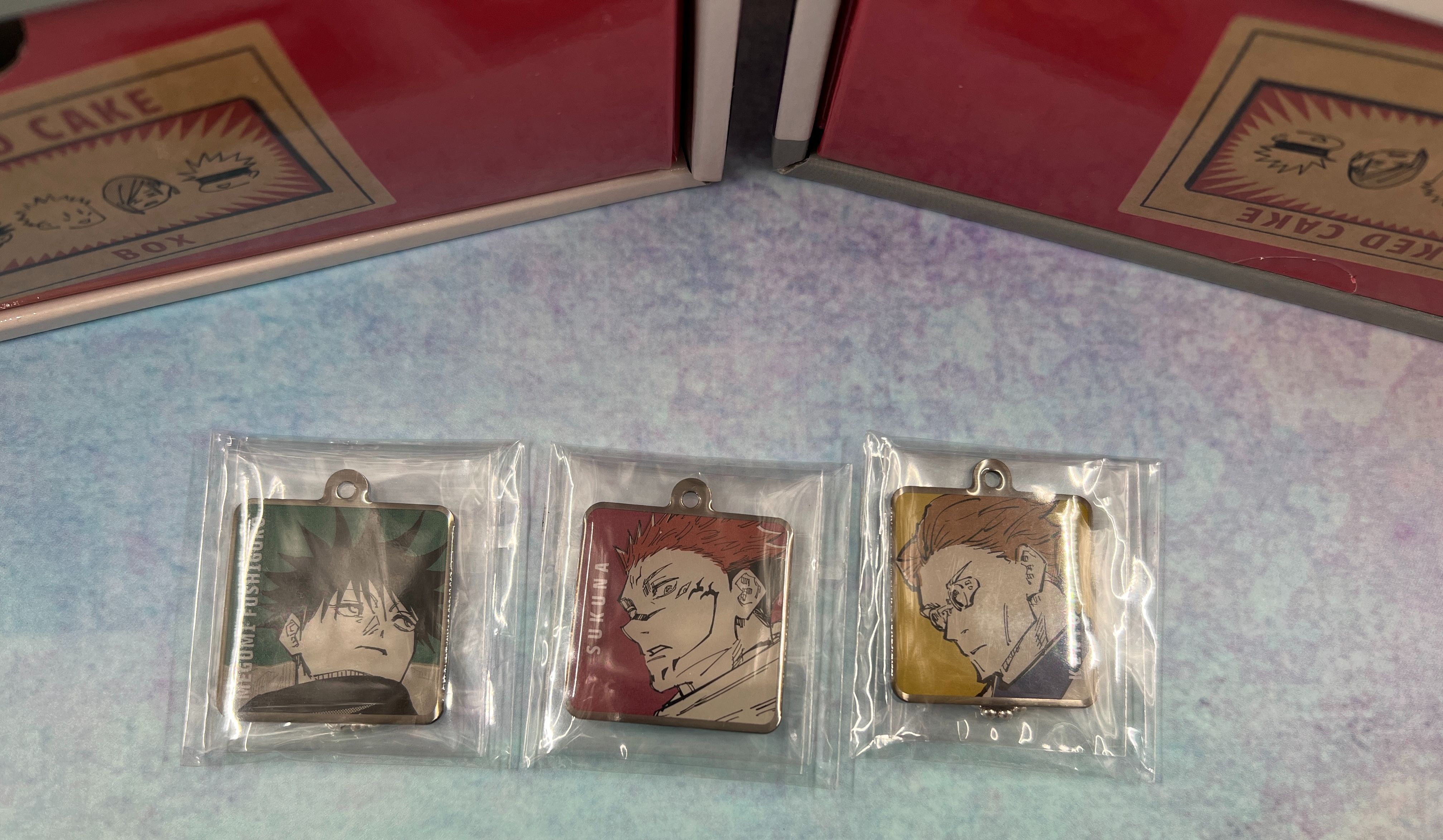 【全新現貨】原畫蛋糕盒（無蛋糕）+吊飾 伏黑惠 兩面宿儺 七海建人