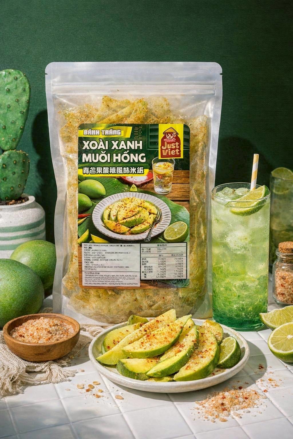 青芒果酸辣風味米紙 200g