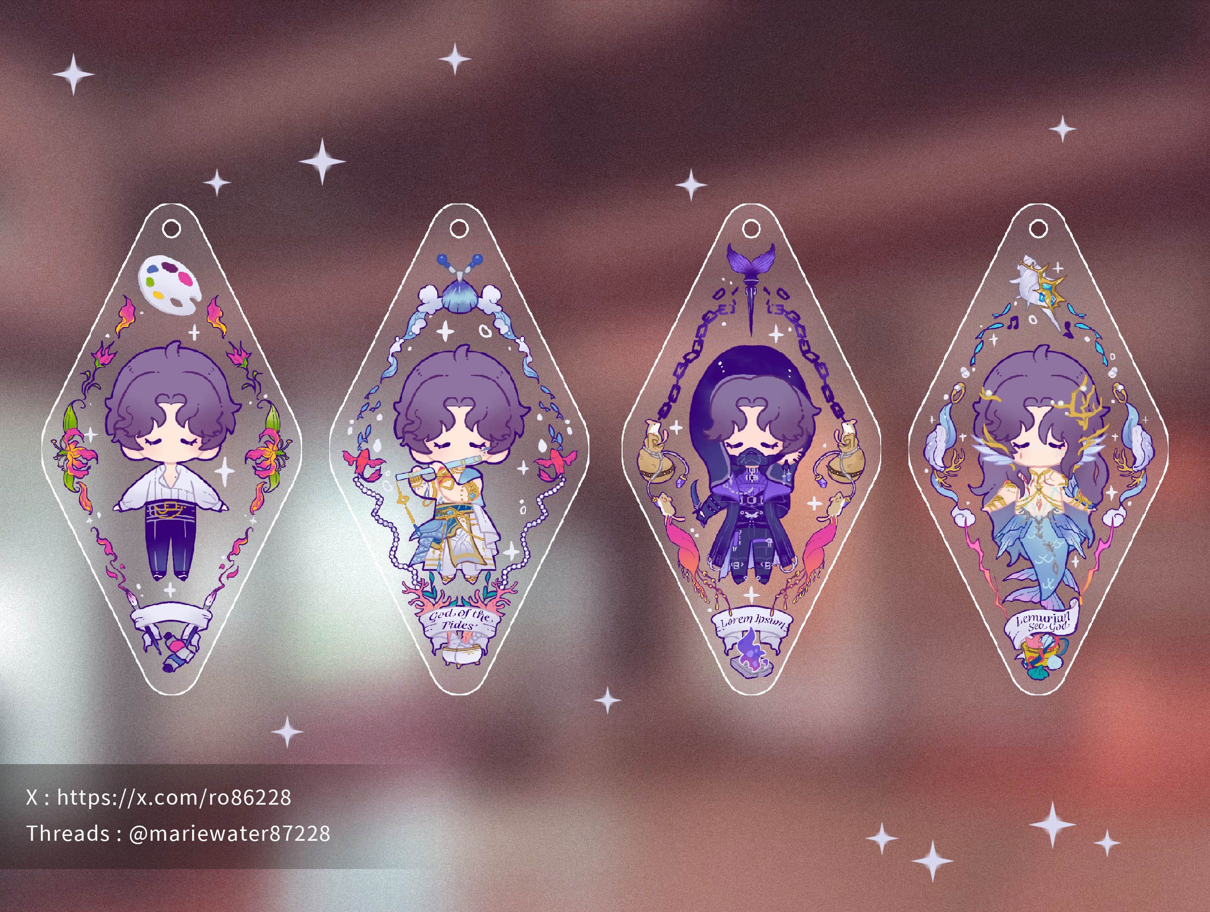 房卡造型壓克力吊飾