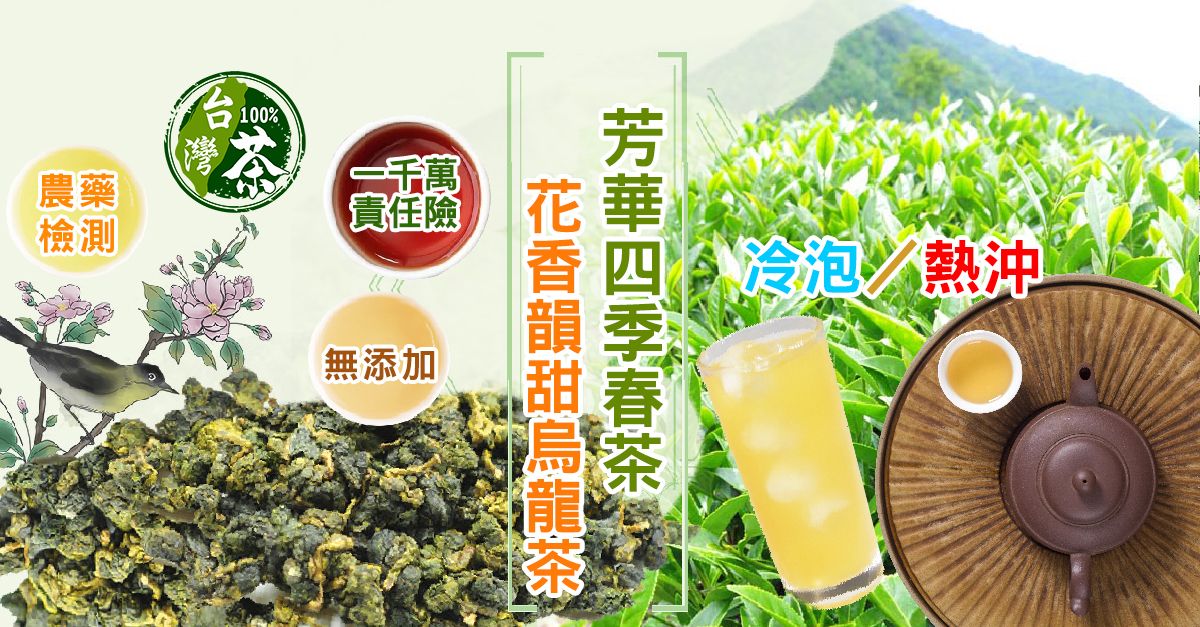 台灣頂級四季春茶包3g
