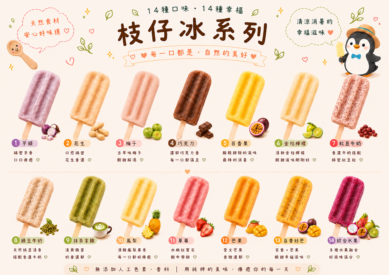 20支~115支冰棒下單處（口味數量都可以任選）