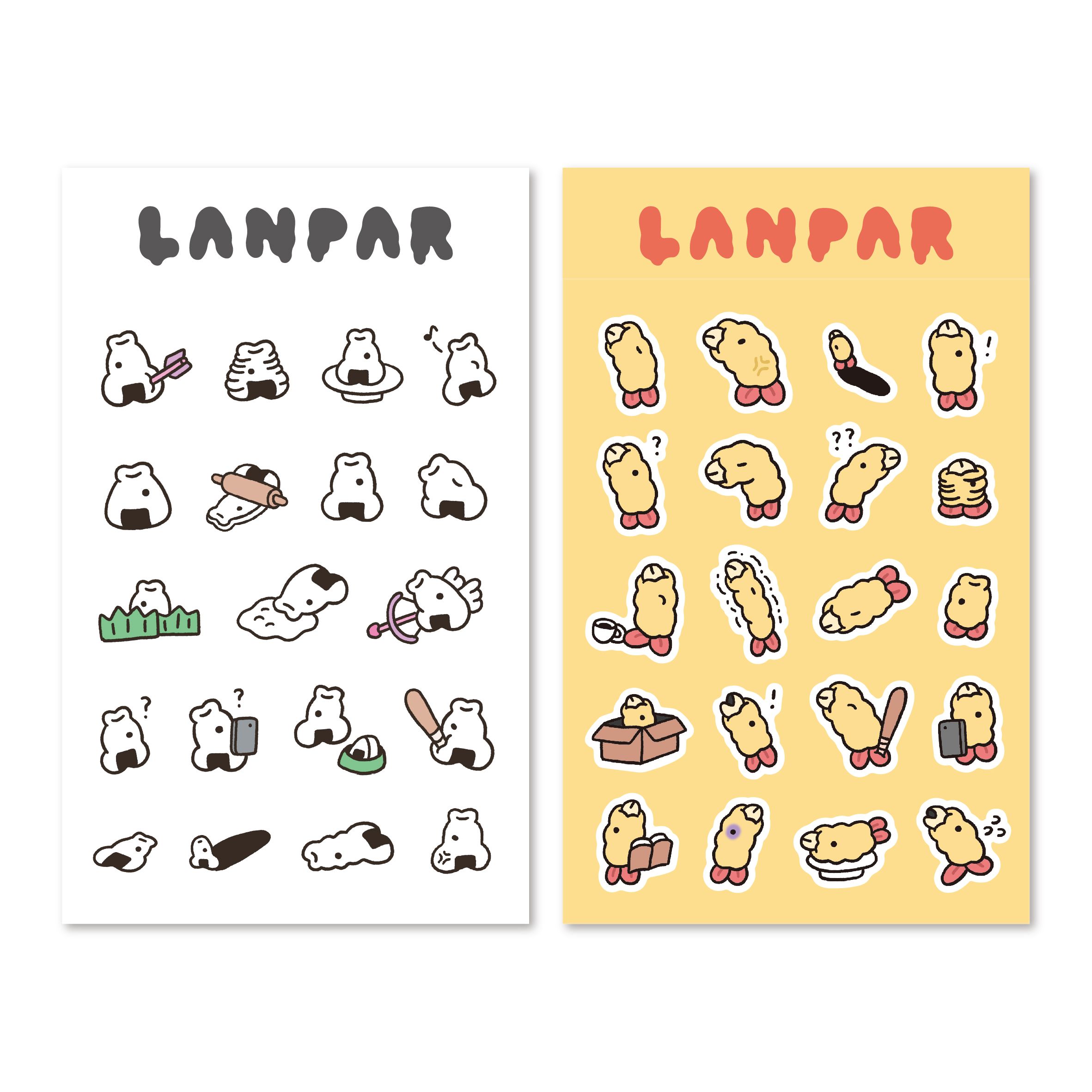 Lanpar 貼紙｜