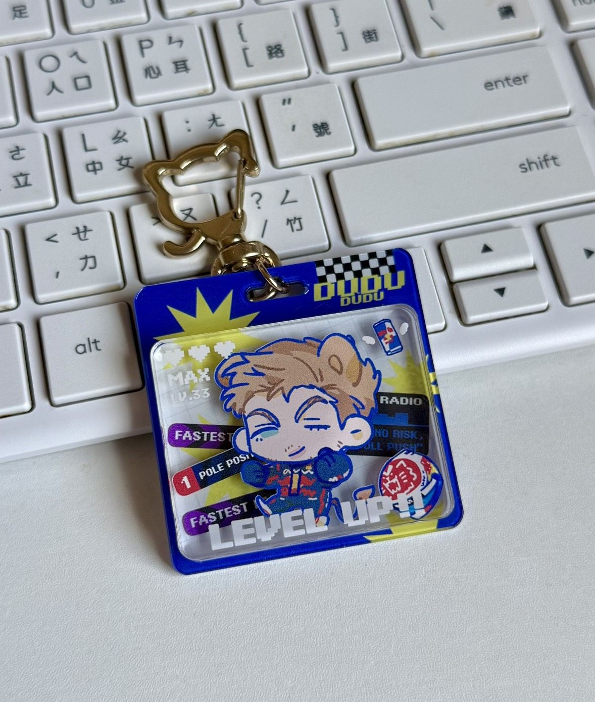 NEW【F1】Level up!!Max玩具吊卡壓克力吊飾