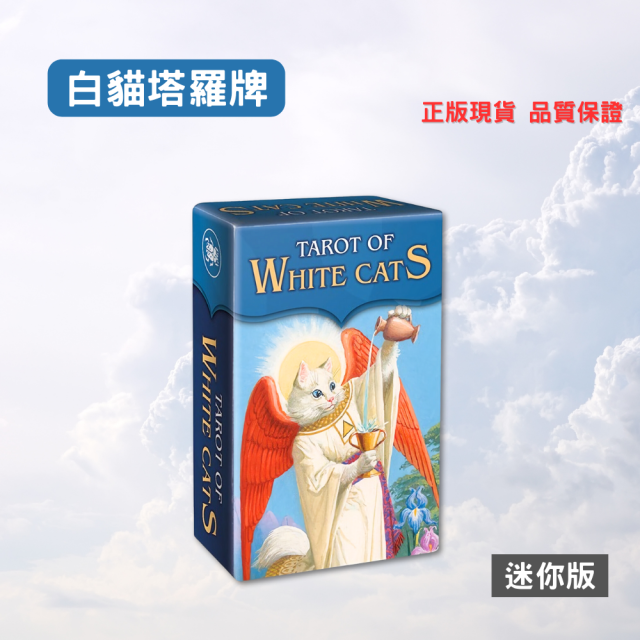 整副牌都有貓！《正版白貓塔羅牌-迷你版》喵~你接下來的運勢是....