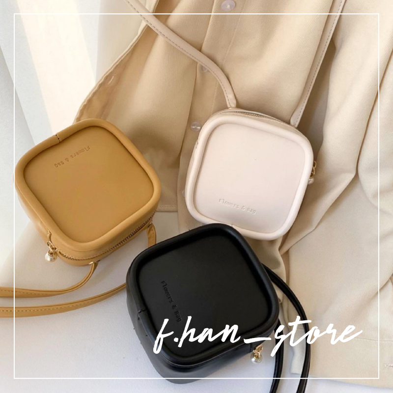 韓國迷你百搭斜背餅乾包