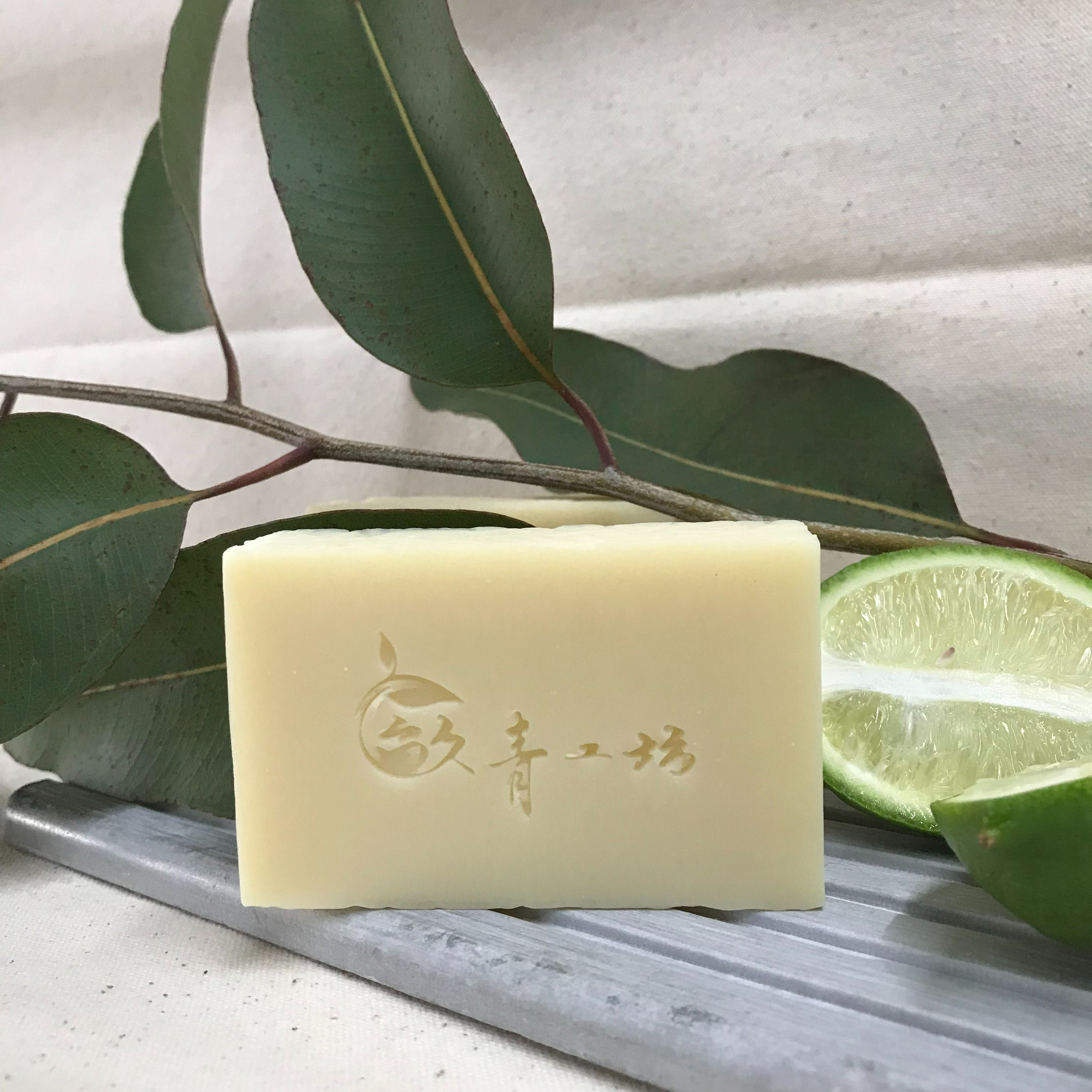 檸檬+檸檬尤加利/精油純露油萃手工皂（中性肌）