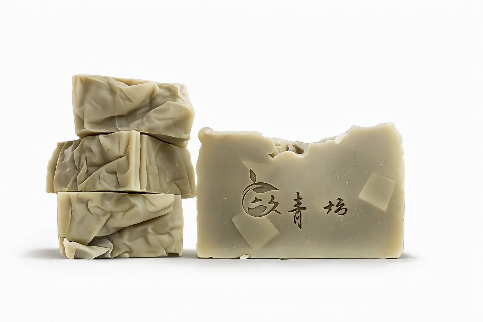 艾草+左手香+茶樹/精油純露油萃手工皂 （中性肌）