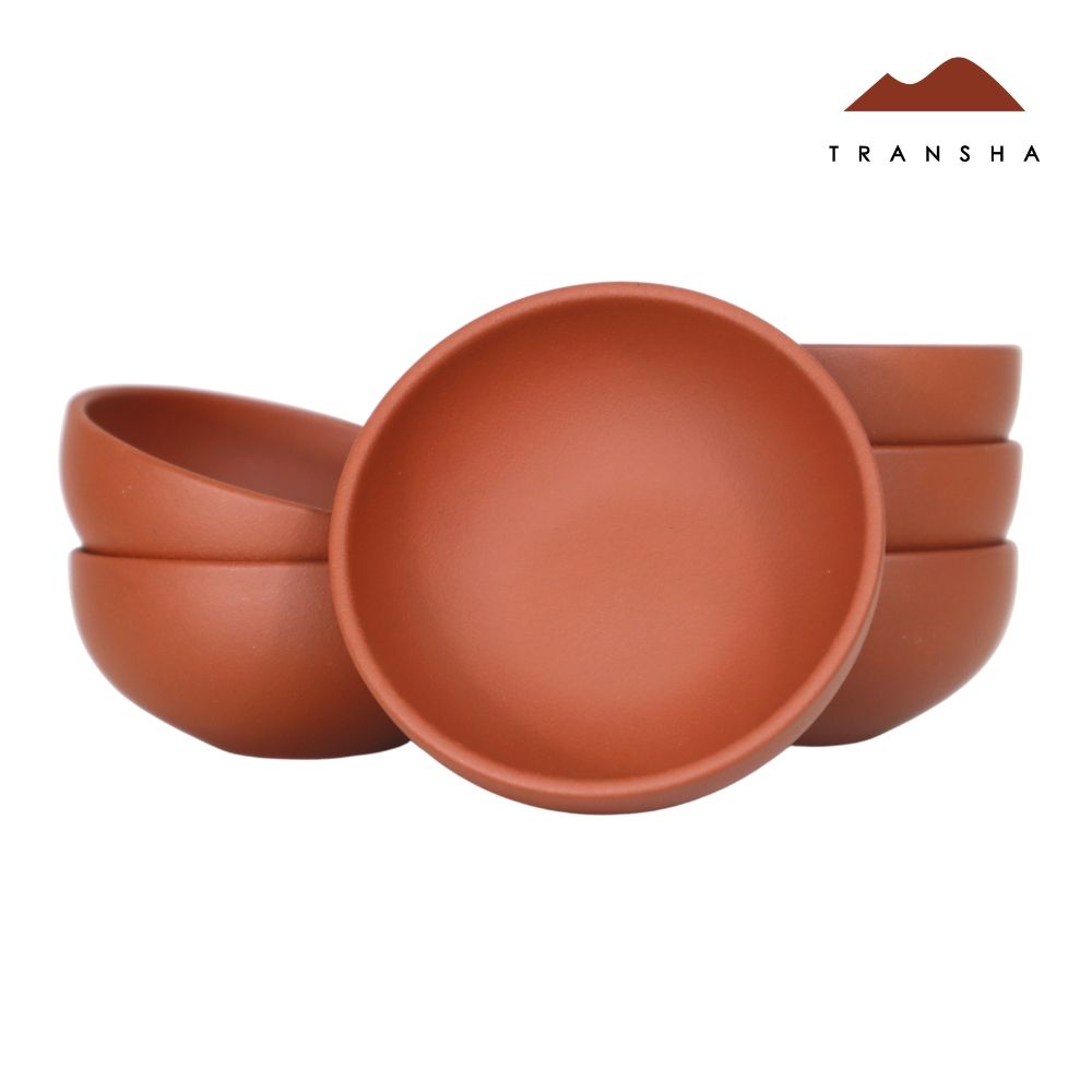 【唐泉Transha】紫砂杯系列  朱泥杯組（一組6個）