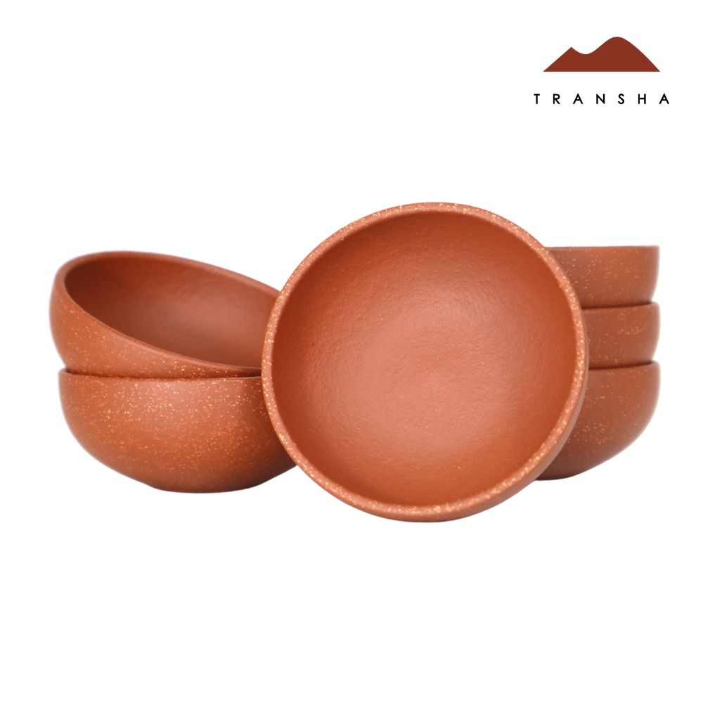 【唐泉Transha】紫砂杯系列  降坡泥杯組（一組6個）